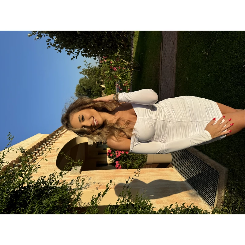 Off Shoulder Dress Mini- White