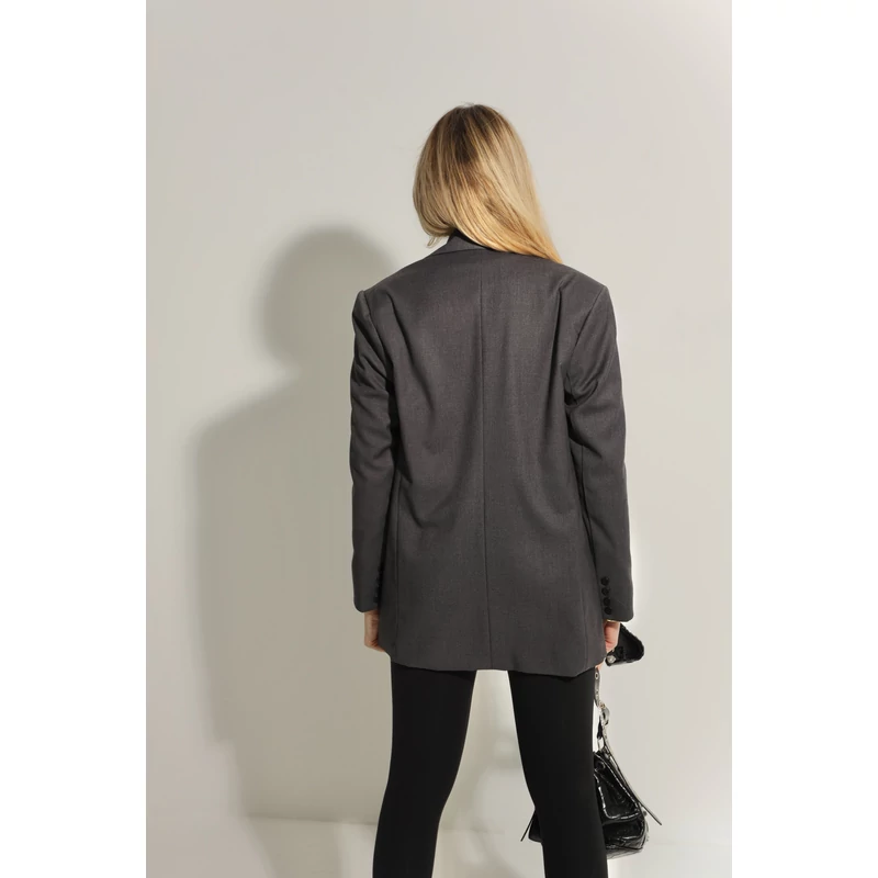 Signature Blazer- Grey