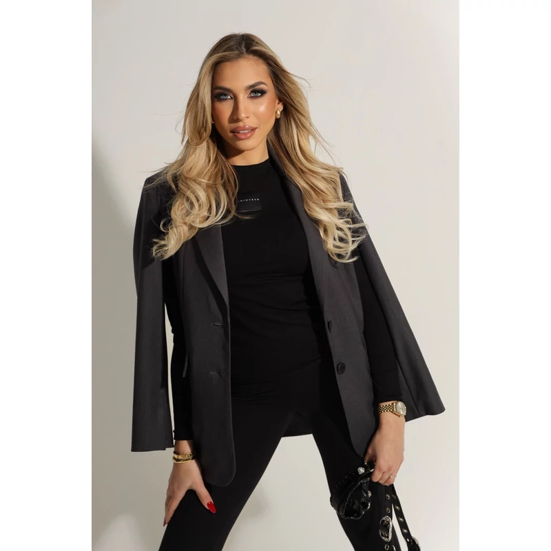 Signature Blazer- Grey